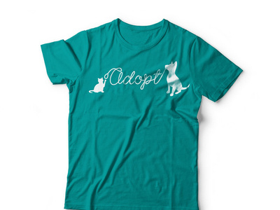 Heartland Animal Shelter T-Shirt handlettering letters cat dog typography tshirt design tshirt