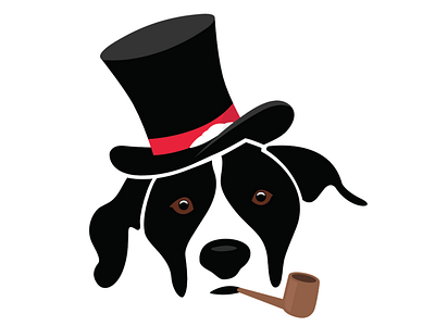 Hossa as Scrooge christmas dog dog illustration illustrator