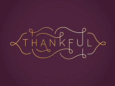 Thankful flourishes hand lettering letters thankful thanksgiving