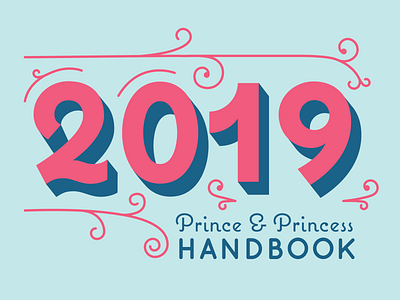 Prince and Princess Handbook 2019 flourishes handbook lettering