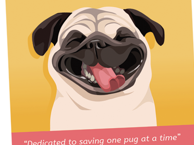 Pug Rescue fun illustration pug rescue