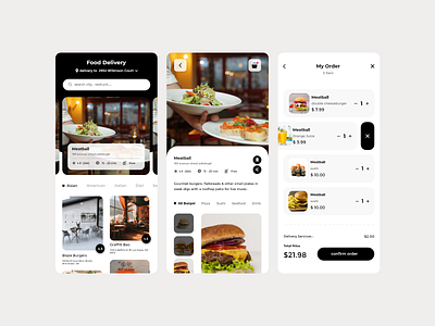 Food Delivery App app design designchallenge designer designwich food food app food delivery food design ui uidesign uidesign uiuxdesign adobexd uiux ux