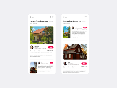 Real Estate Platform app design designchallenge designer designwich ui uidesign uiuxdesign adobexd ux