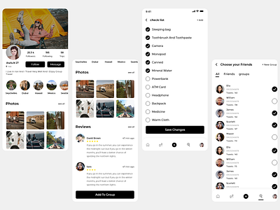 Shared Trip Planner App app design designchallenge designer designwich trip planner trips ui uidesign uidesign uiuxdesign adobexd uiux ux