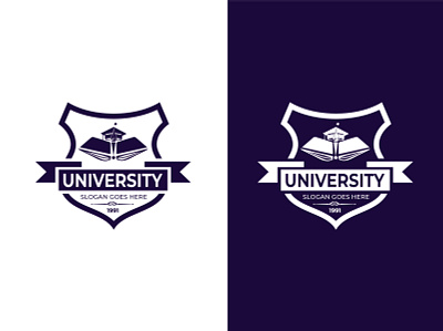 Education logo fiverr flatdesign lettering logo logo design logotype schoollogo unique logo university