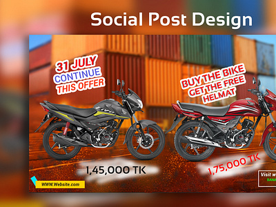 Bike Sell Social Post design