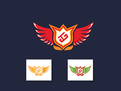J G flying logo