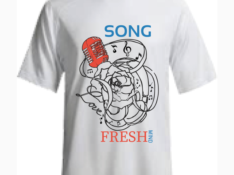 Song T Shirt Design By Md Masud Khan On Dribbble