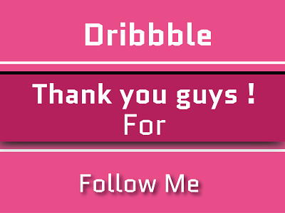Dribbble follow