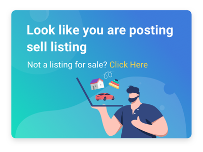 Buy Sell Posting Banner