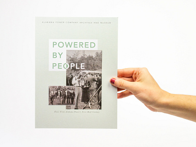 Powered By People Poster Exhibit brochure brochure design bw photography exhibit exhibit design film photography green light green photography poster poster poster exhibit typography typography design typography poster