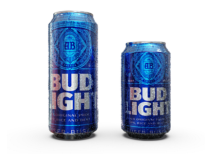 Bud Light 3d shot