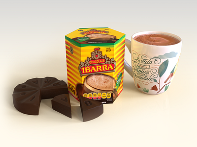 3d render Chocolate 3d 3d art brand chocolate design keyshot maya modeling render sculpt zbrush