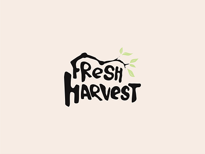 Fresh Harvest Logo branding design graphic design illustration logo vector