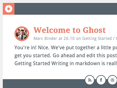 Skriv Ghost Theme blog blogging ghost skriv theme