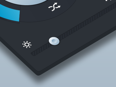 Hey Slider, see you again... slider blue brightness clean simple fireworks dark