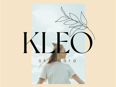 Kleo Skincare Logo Design