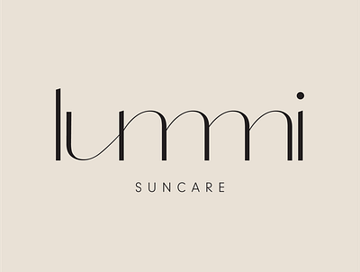 Lummi Scincare Brand branding design flat graphic design logo minimal skincare sunscreen