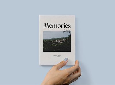 Memories by Millie branding design editorial editorial design flat graphic design logo minimal