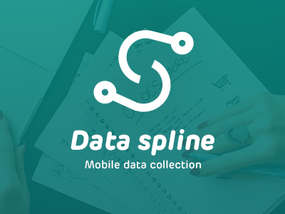 Data spline app branding data line mobile spline