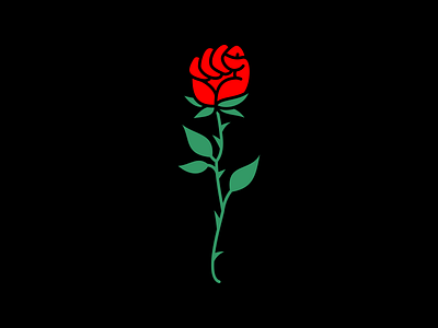 Rose branding design fist floral flower icon illustration logo logotype rose tshirt vector