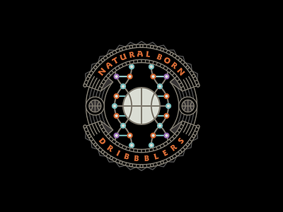 Dribbble ball basketball branding design dna dribbble icon illustration logo logotype nba science tshirt vector