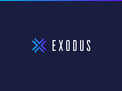 Exodus logo by Michael Čečetka for Exodus Design on Dribbble