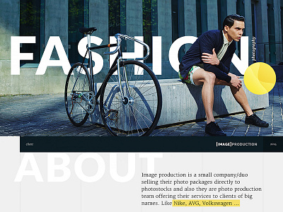 WIP - fashion photography bike experiment fashion grid hipster as hell layout photography typography web