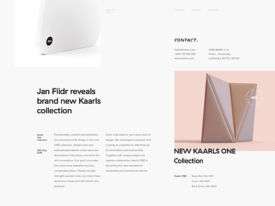 Kaarls brand typography design exploration grid layout minimal typography web