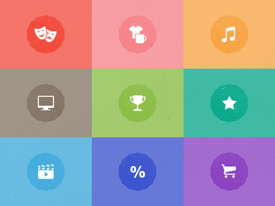 Categories icons