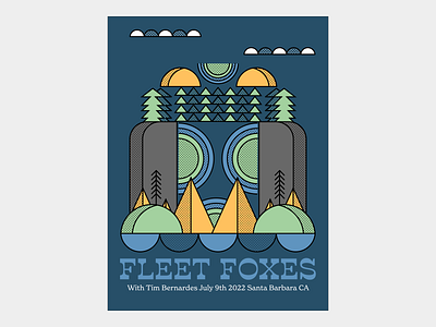 Gig Poster - Fleet Foxes