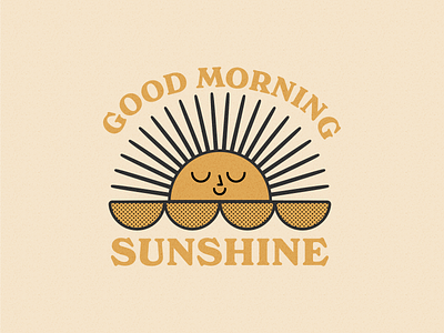 Good Morning Sunshine color design fun graphic design illustration sun sunshine vector yellow
