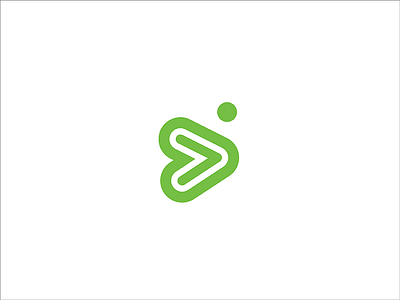 Go Inturn Logo green logo startup tech vector
