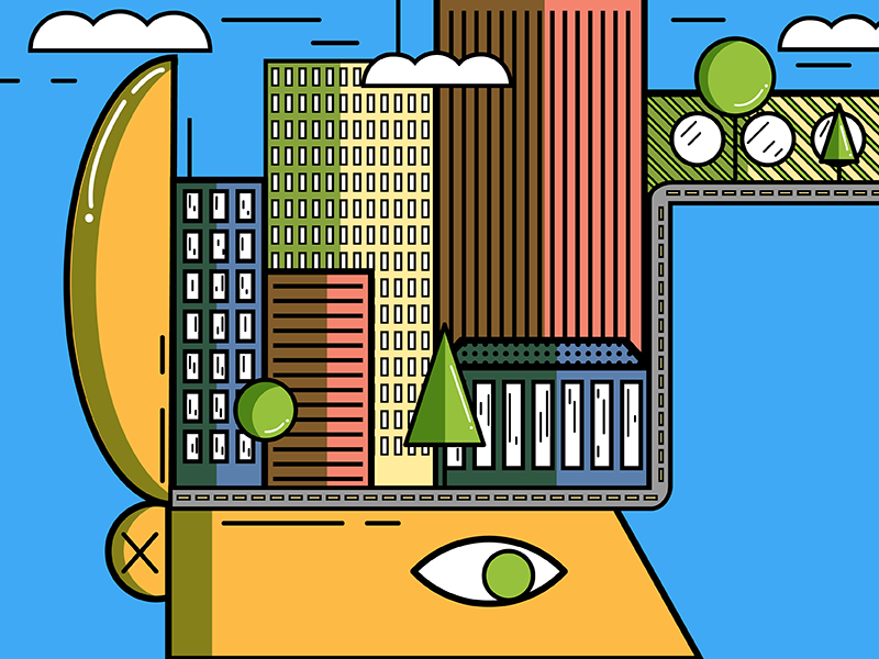 Big City by Plastic Flower on Dribbble