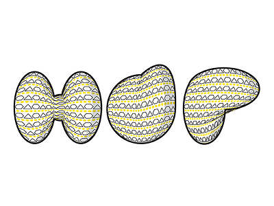 Type Workshop bubbles illustration lettering patterns shapes type vector