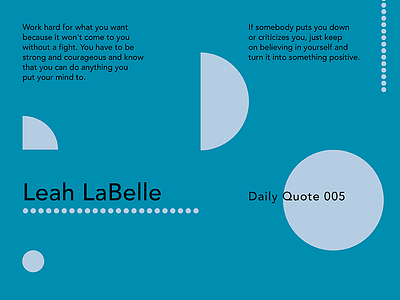 Quote 005 blue color leah labelle quote quotes shape shapes typography vector