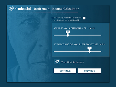 004 004 blue calculator dailyui interface prudential retirement ui ux