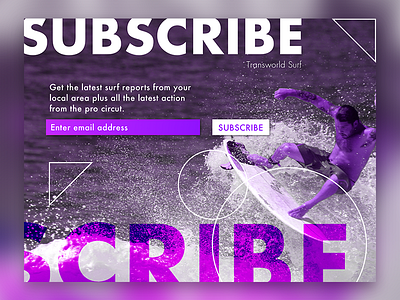 026 Subsrcibe 026 color dailyui purple shape subscribe surfing ui ux