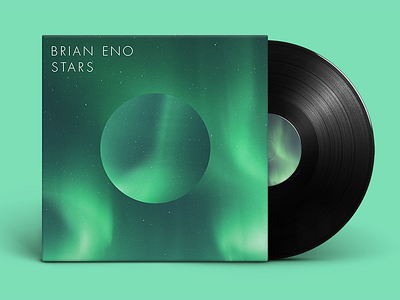 Album Cover 003 albumcovers brianeno green minimal music record stars