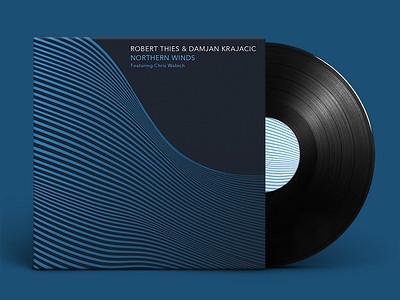 Northern Winds Album Cover albumcover blue color minimal music record typography winds