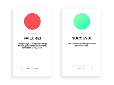 Futur Design 011 color dailyui flashmessage green message minimal red typography ui ux