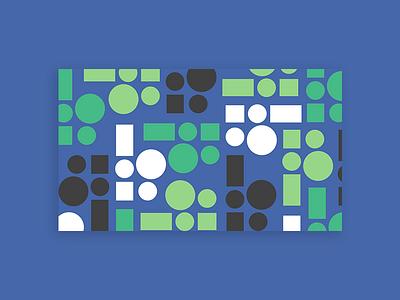 Pattern blue color geometry green logo minimal pattern shapes simple