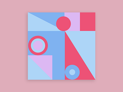 Abstract 01 abstract art color fun geometric geometry illustration minimal shape