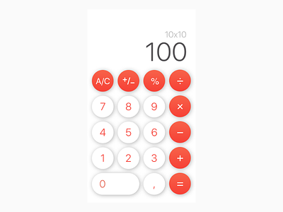 Daily UI 004 calculator ui color daily 100 daily 100 challenge design fun minimal ui ux