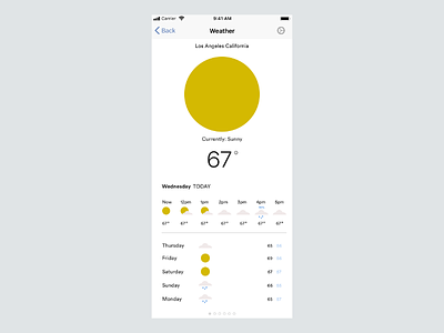 037 daily 100 challenge daily ui design fun minimal simple simple design typography ui ux weather app