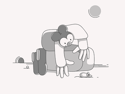 Launching the New Year. 2020. 2020 2020 trend characterdesign characters clean cubism flat illustration illustrator ink line art mickeymouse minimal minimal outline characters mouse neoclassical new outline unique handcrafted illustration vector