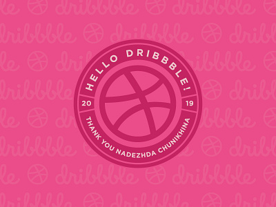 Hello Dribbble! branding design dribbble firstshot icon illustration logo vector