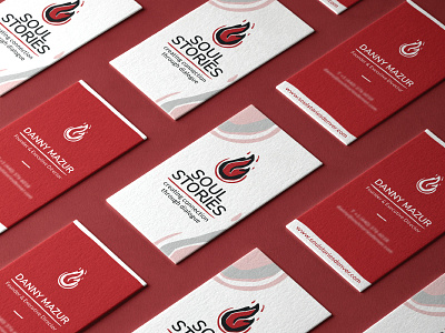 Soul Stories - Business Cards brand branding business card clean design marketing modern nonprofit storytelling