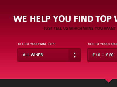90+ wines form ui webdesign wine