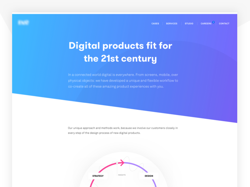 LMR 2017 Redesign - Services interface ui minimal gradient services redesign portfolio website